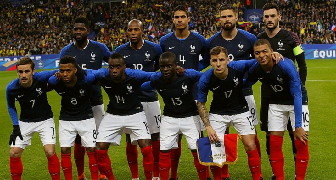 foto de equipo para Francia